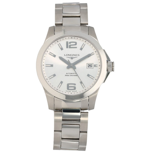Longines Conquest L3.676.4 39mm Stainless Steel Watch