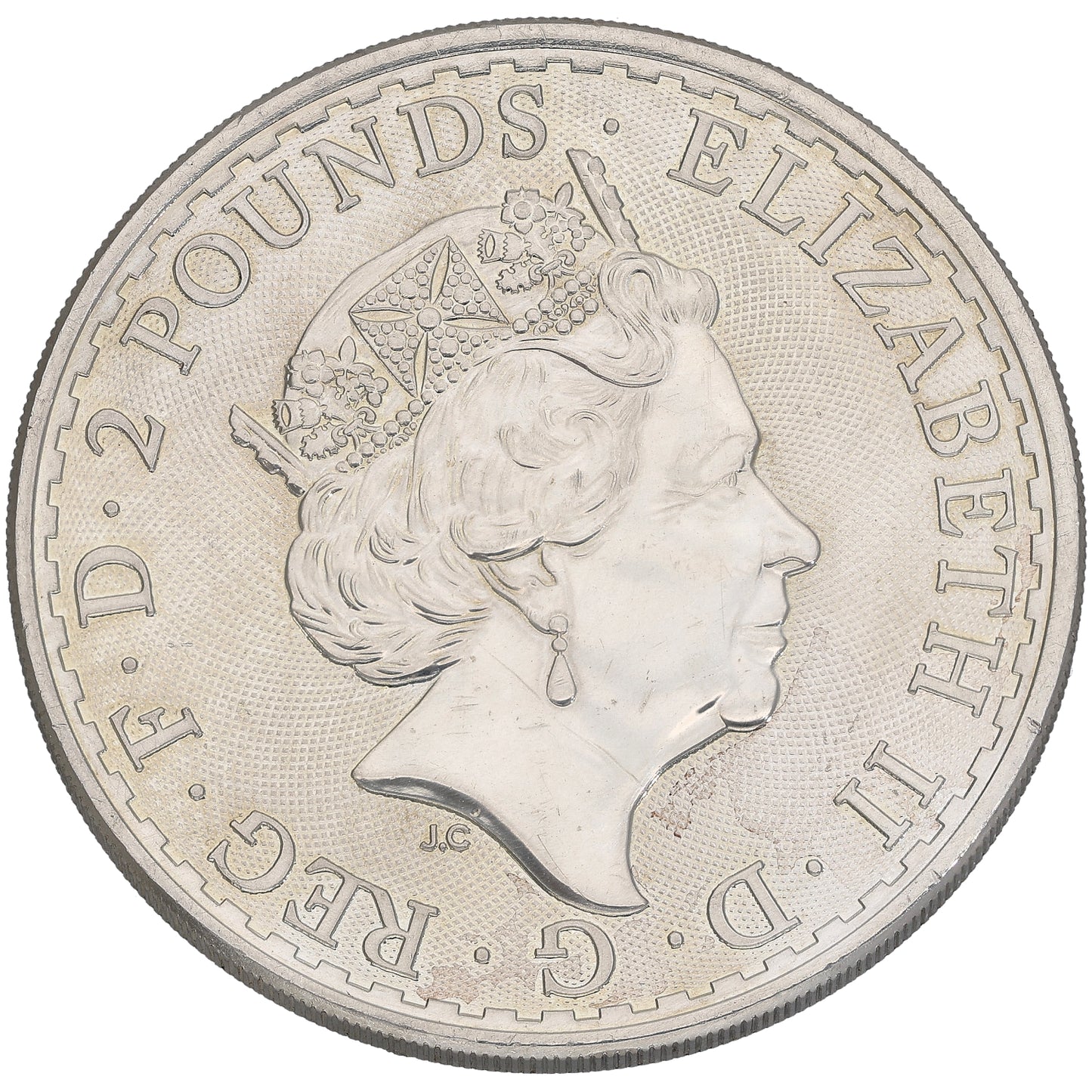 Fine Silver Queen Elizabeth II 1 OZ Britannia Coin 2021