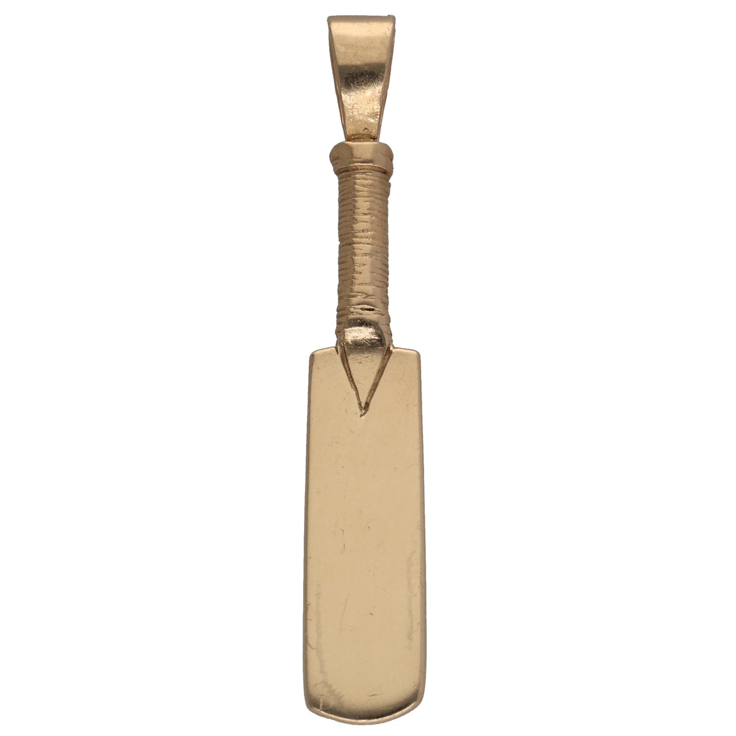 9ct Gold Cricket Bat Pendant