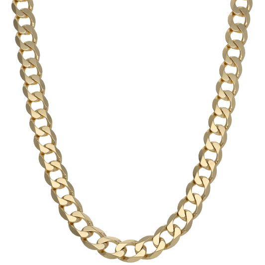9ct Gold Curb Chain 20"