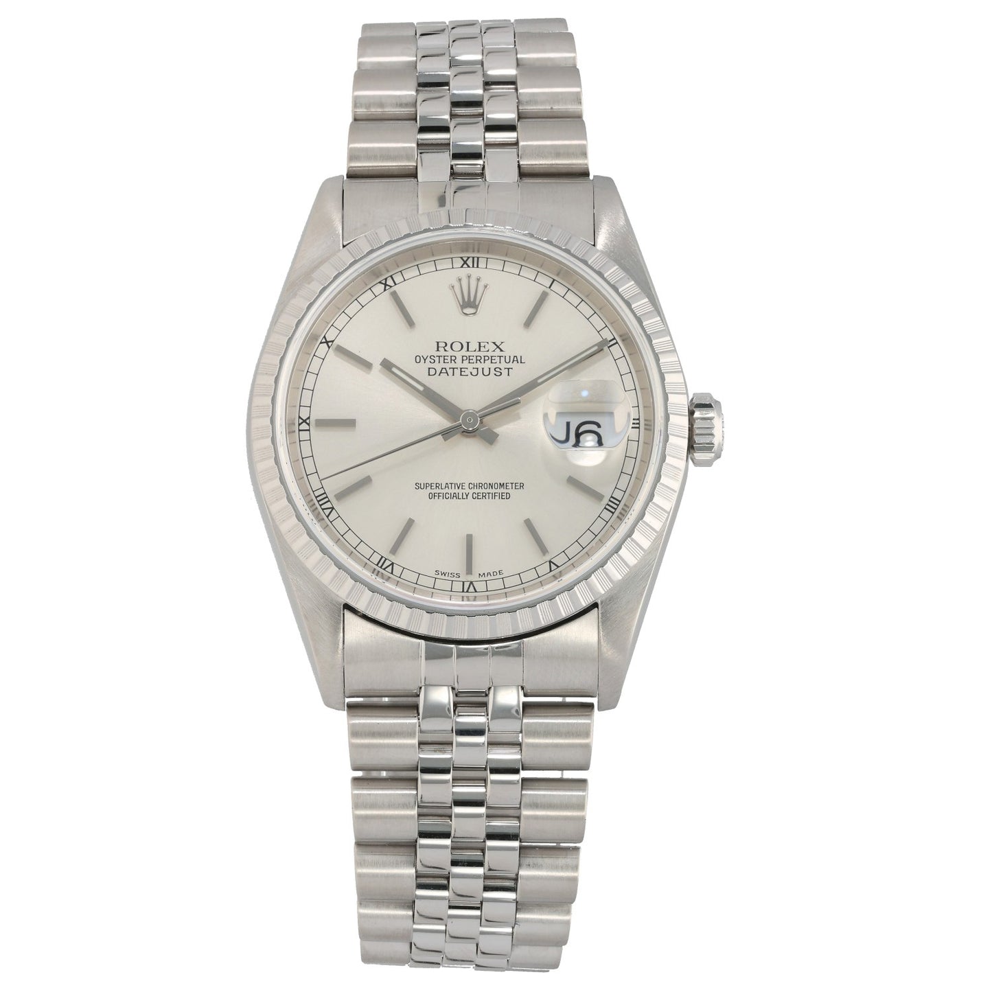 Rolex Datejust 16220 36mm Stainless Steel Watch
