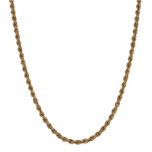 9ct Gold Rope Chain 18"