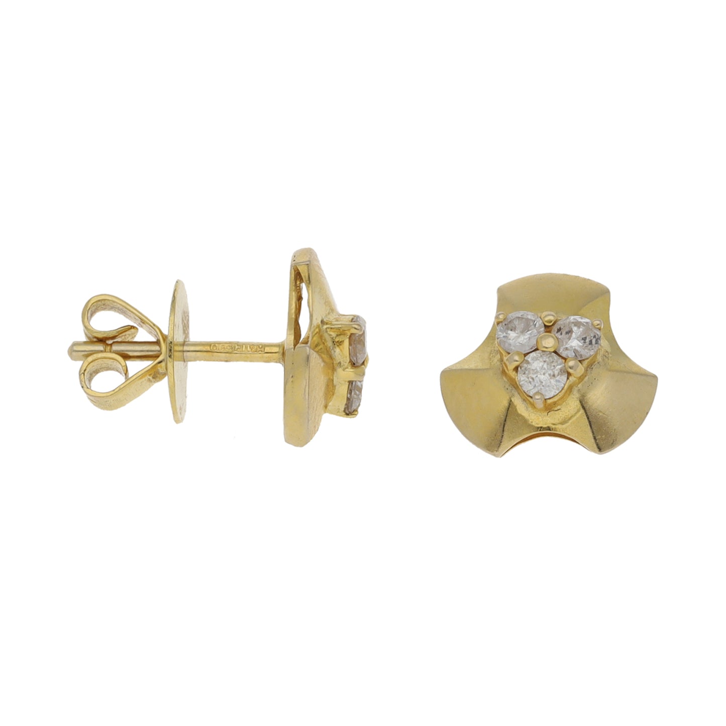 9ct Gold 0.35ct Diamond Stud Earrings