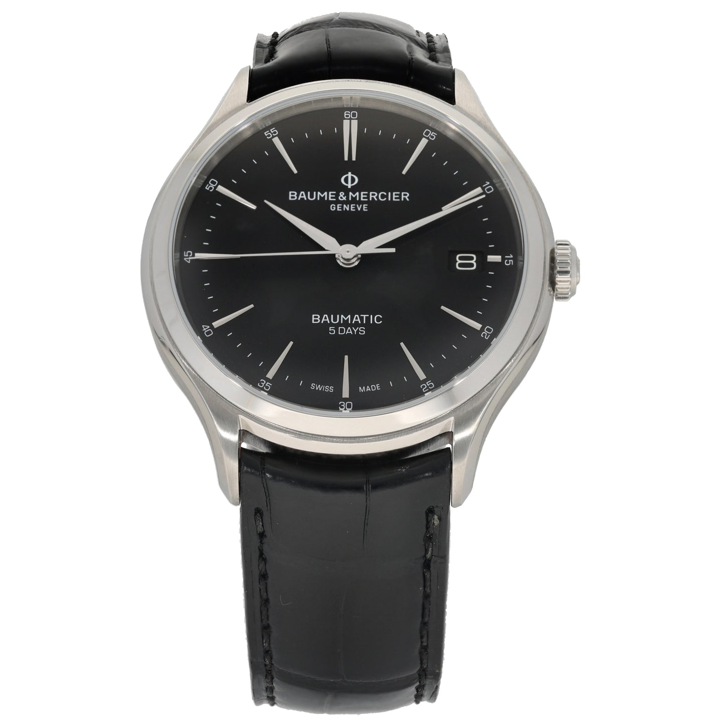 Baume Et Mercier Clifton 65834 40mm Stainless Steel Watch