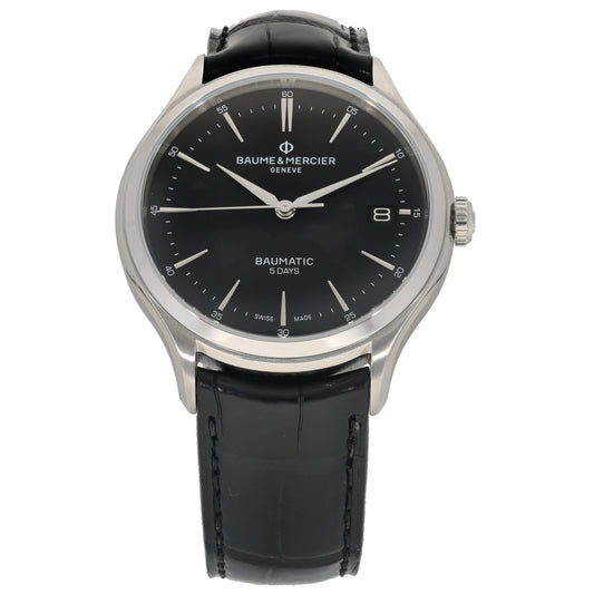 Baume Et Mercier Clifton 65834 40mm Stainless Steel Watch