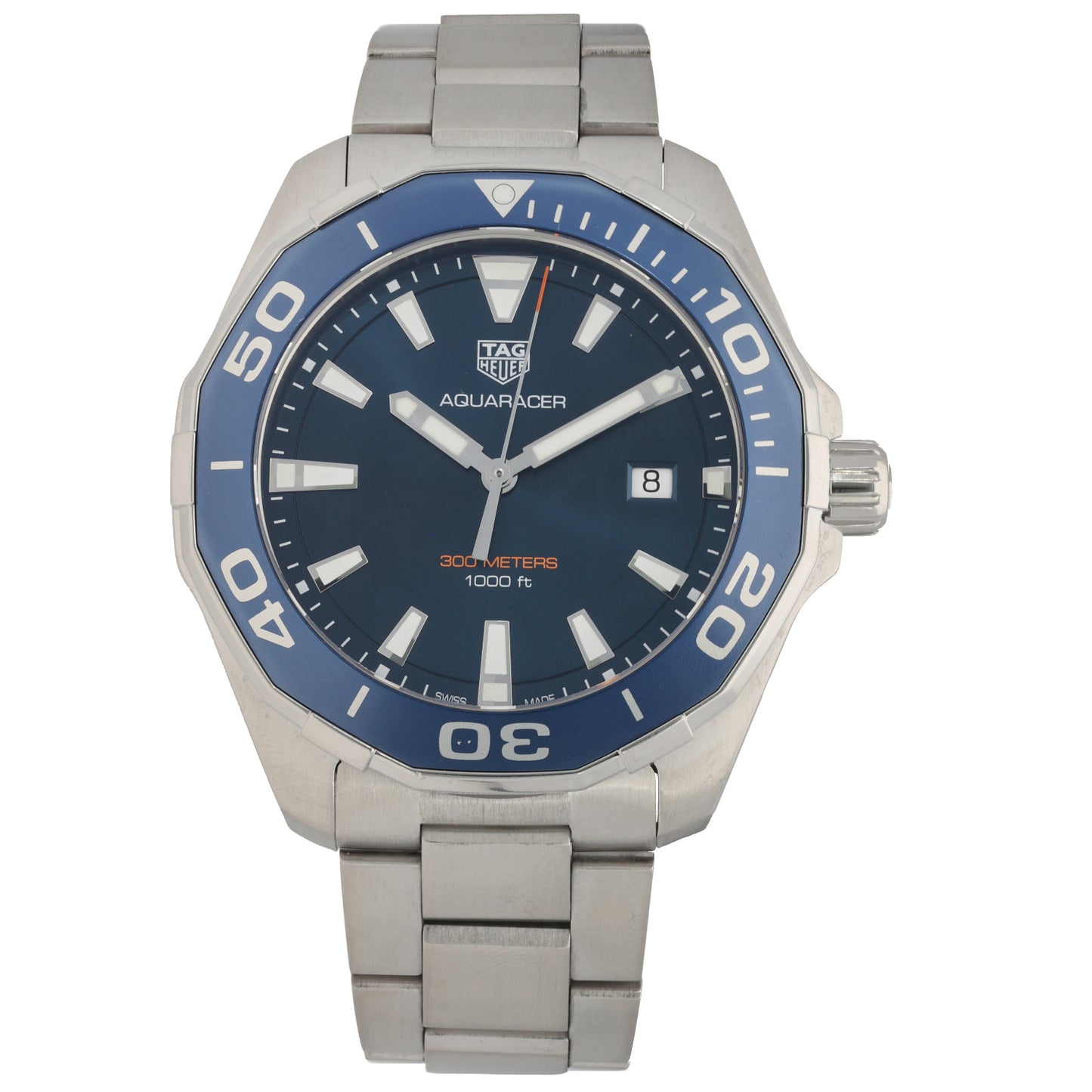 Tag Heuer Aquaracer WAY101C 44mm Stainless Steel Watch