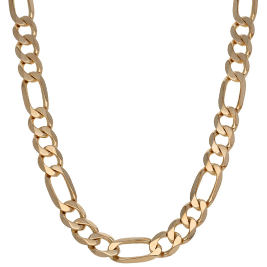 9ct Gold Figaro Chain 22"
