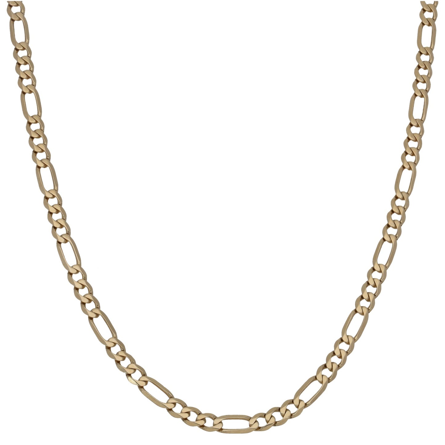 9ct Gold Figaro Chain 23"