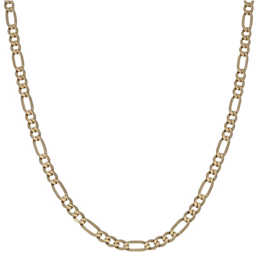 9ct Gold Figaro Chain 23"