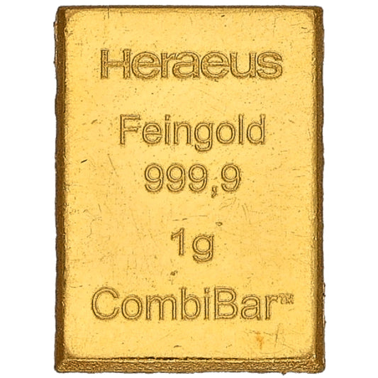 24ct 1g Gold Bar