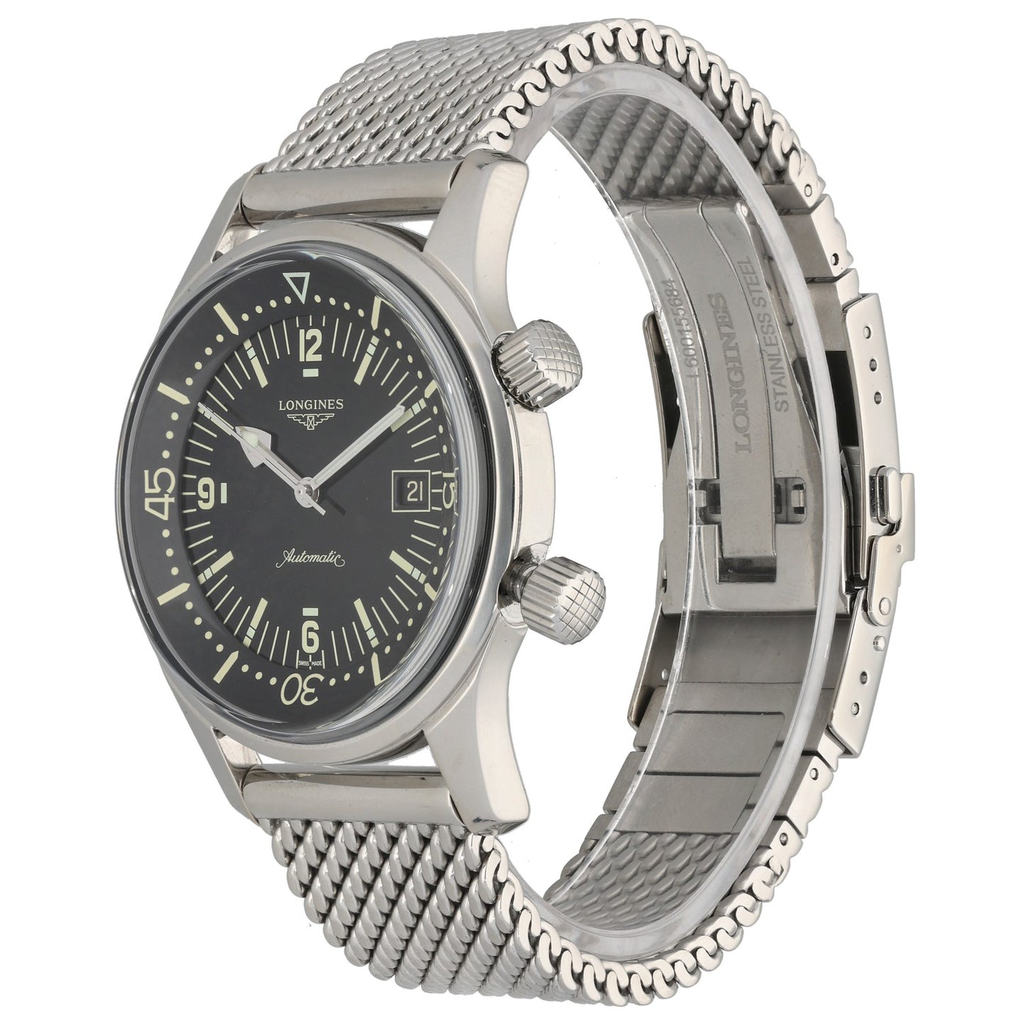 Longines Legend Diver L3.774.4 42mm Stainless Steel Watch