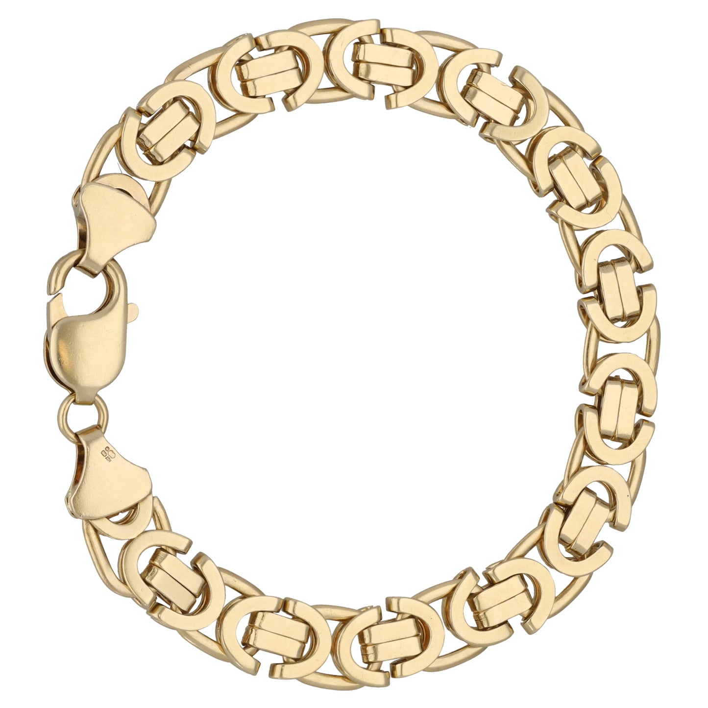 9ct Gold Byzantine Bracelet