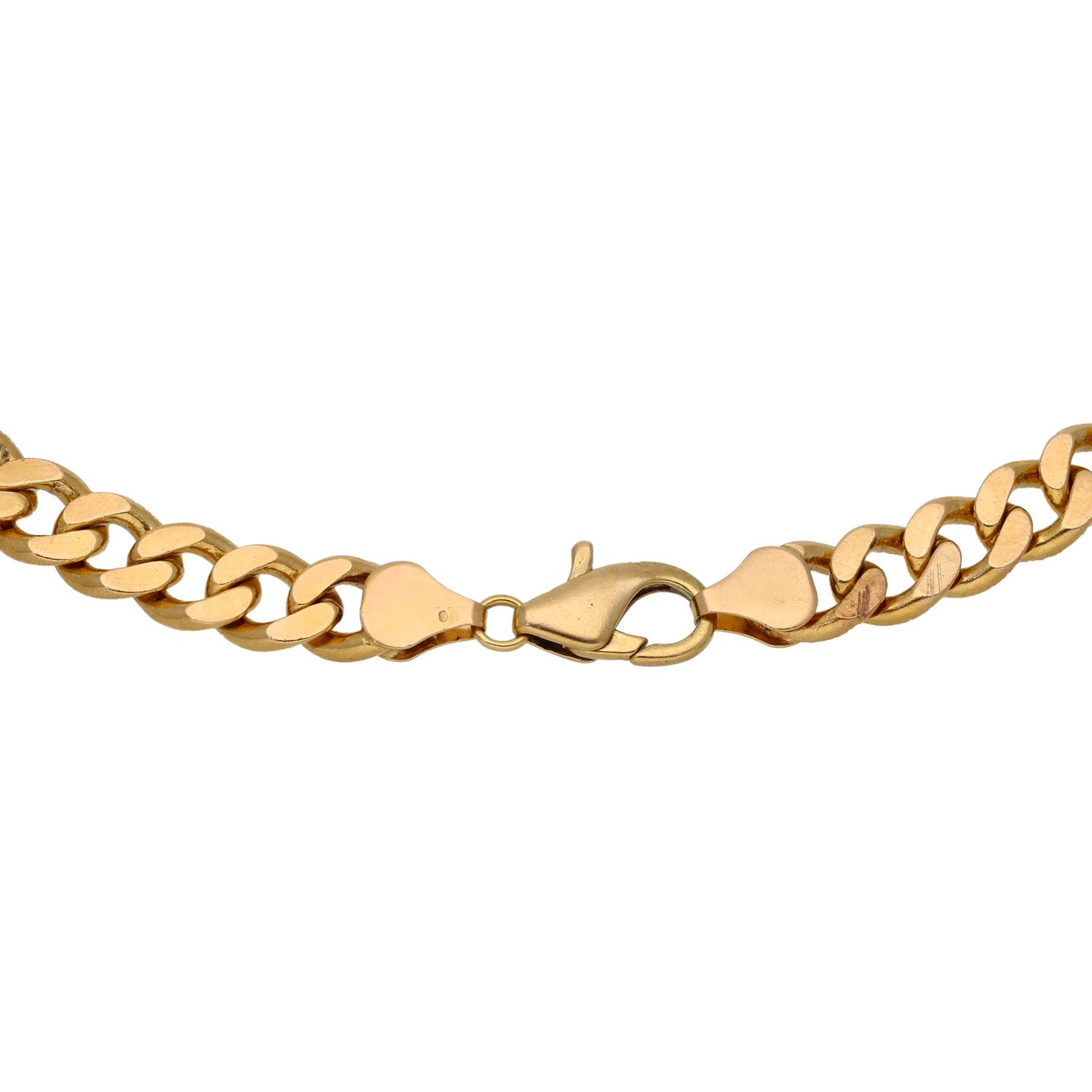 9ct Gold Curb Chain 22"