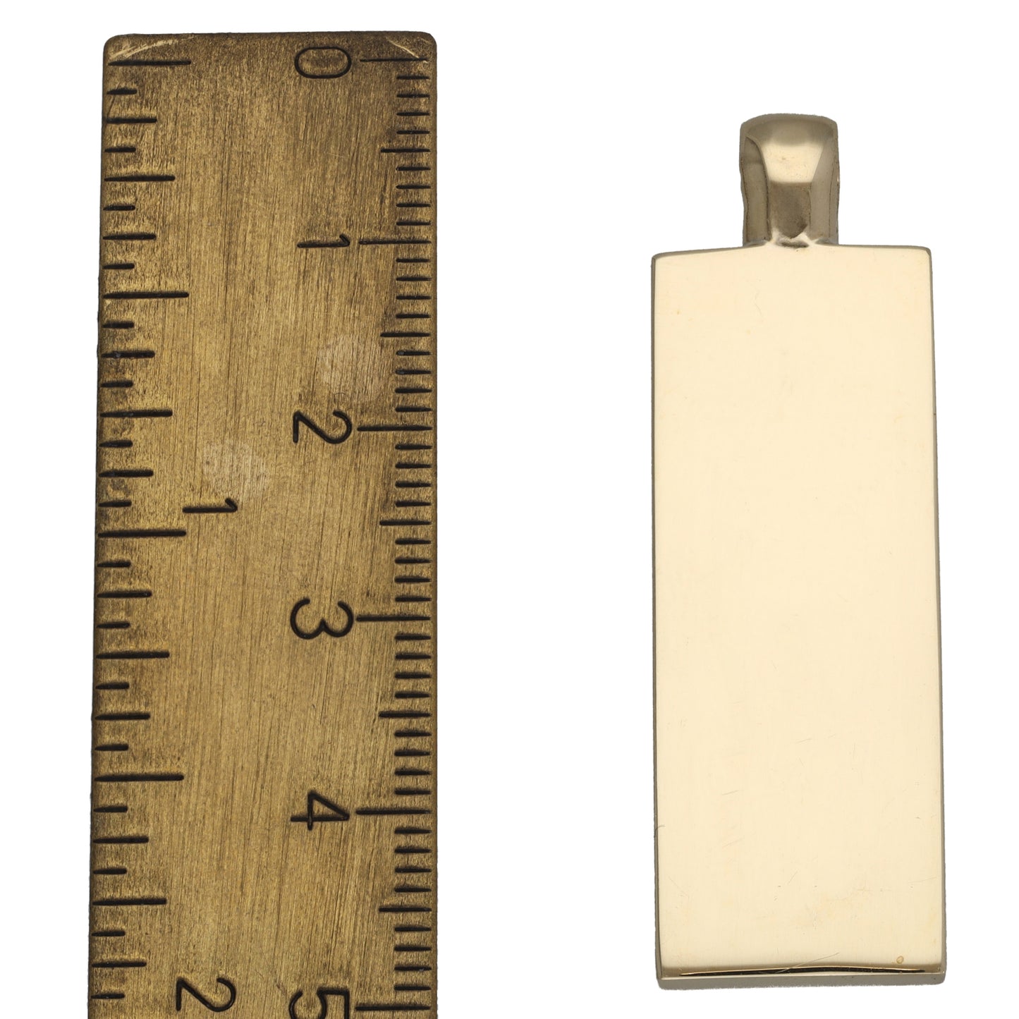 9ct Gold Ingot Pendant