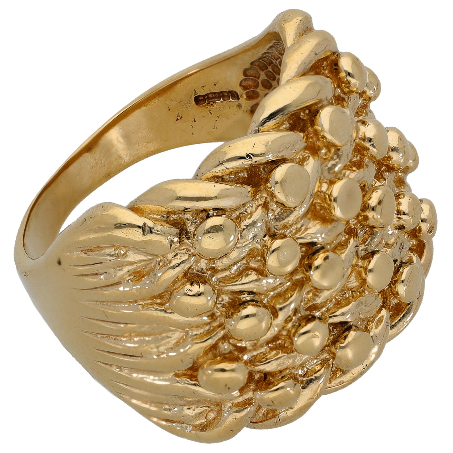 9ct Gold Keeper Ring Size V