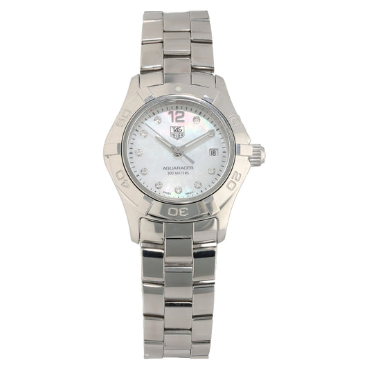 Tag Heuer Aquaracer WAF1415, Mother of Pearl Dial, Stainless Steel, Front Image