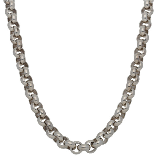 Sterling Silver Belcher Chain 20"