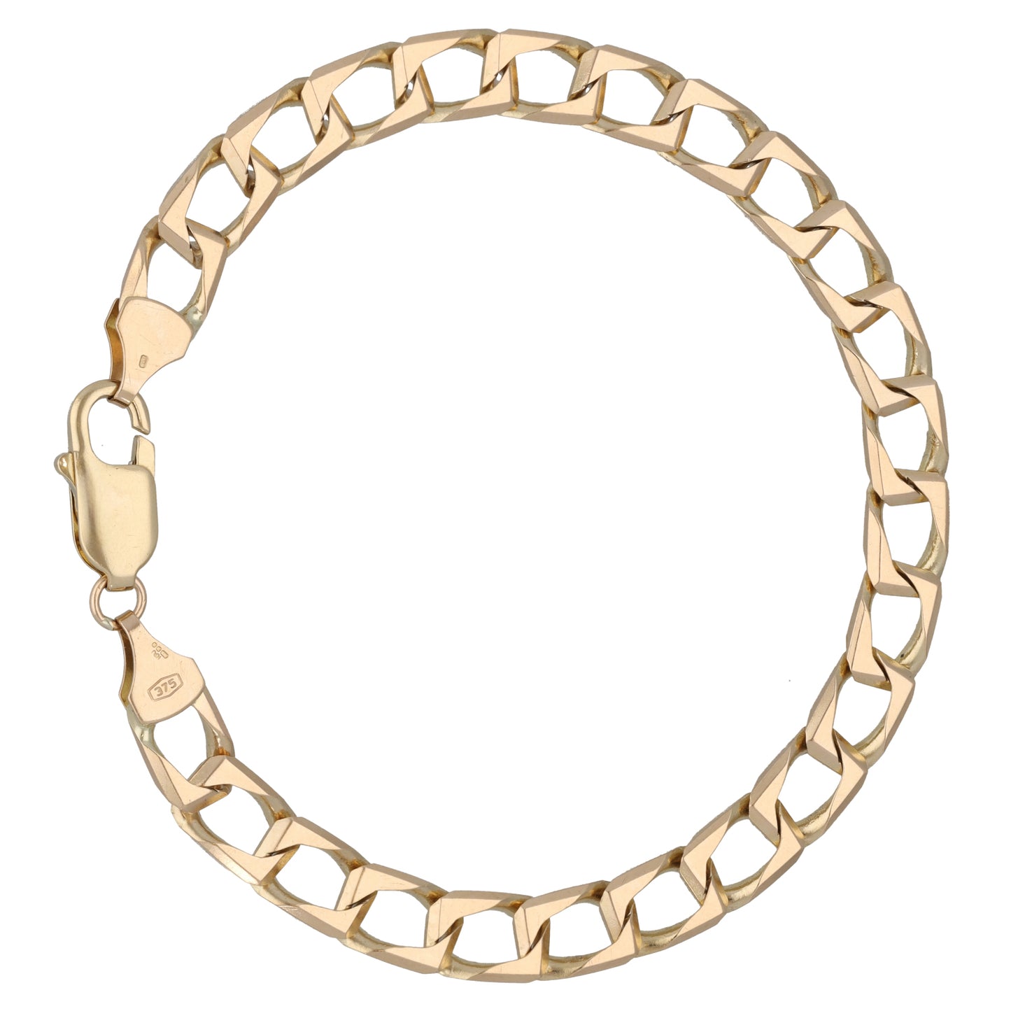 9ct Gold Curb Bracelet
