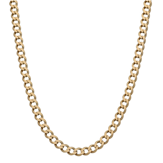 9ct Gold Curb Chain 24"