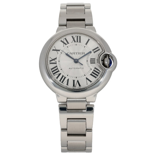Cartier Ballon Bleu W6920071 33mm Stainless Steel Watch