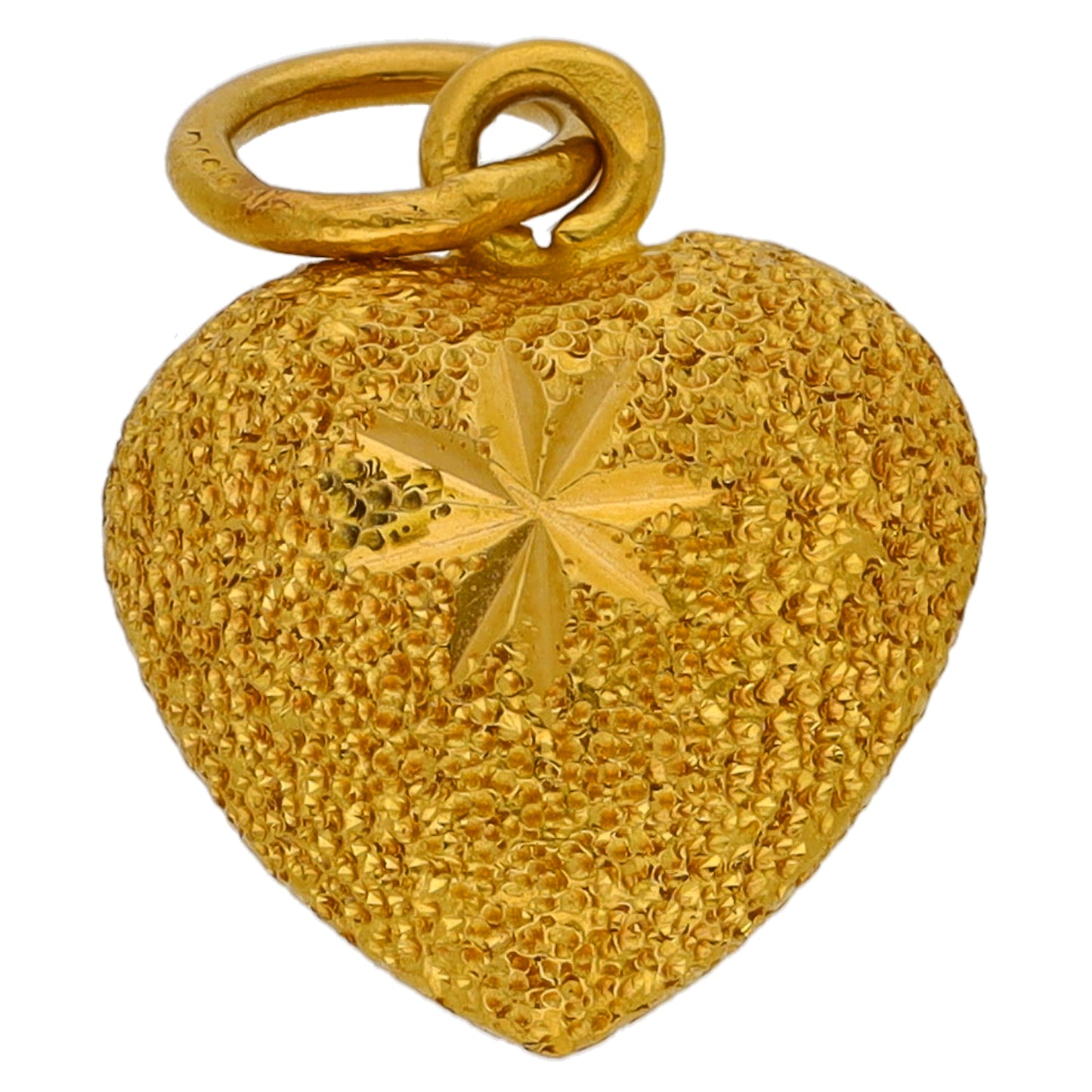 22ct Gold Heart Pendant