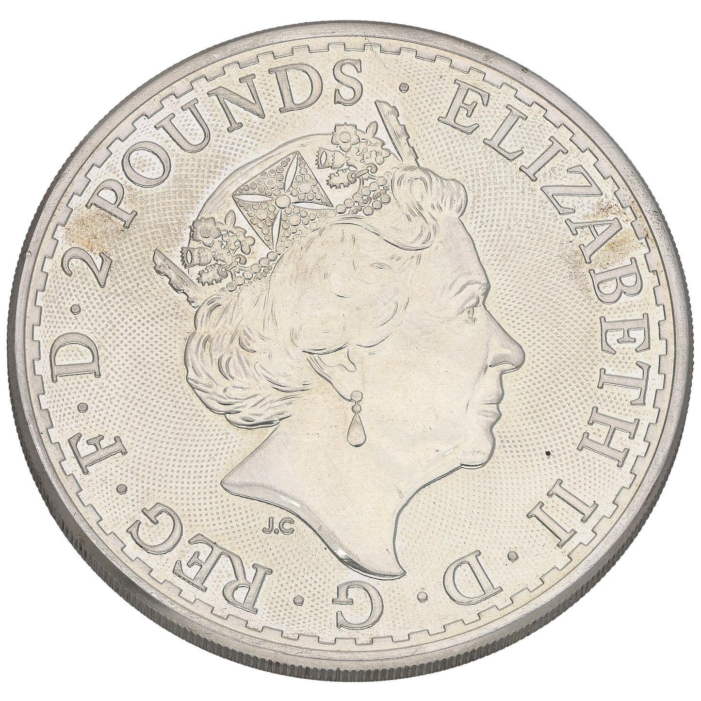 Fine Silver Queen Elizabeth II 1 OZ Britannia Coin 2022