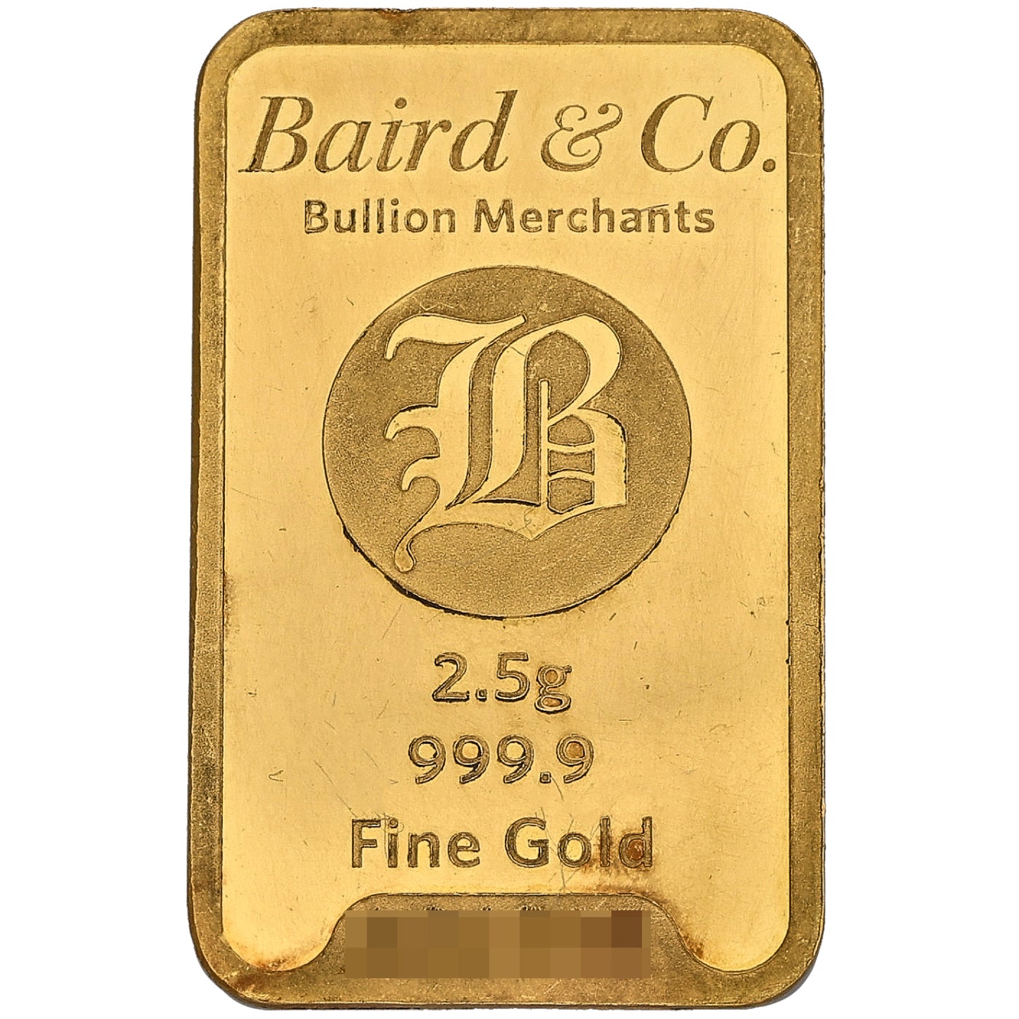 24ct 2.5g Gold Bar