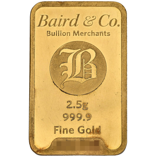 24ct 2.5g Gold Bar
