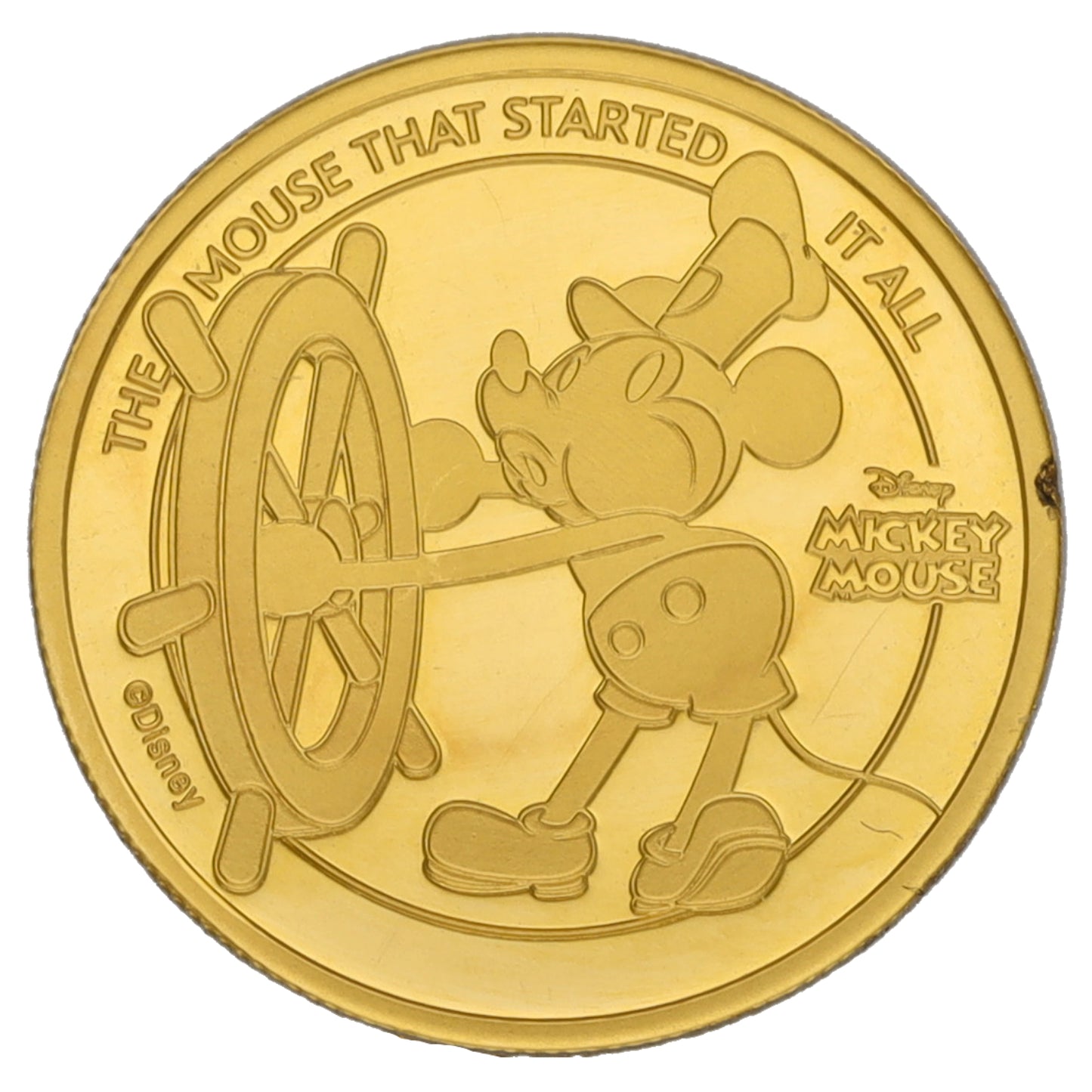 22ct Gold The Mouse That Started It All 1/10 OZ Coin 2023