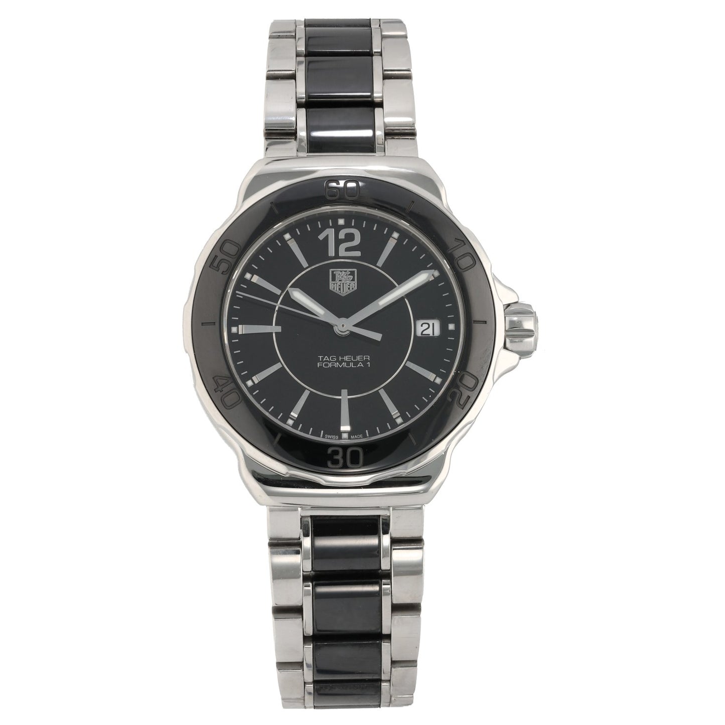 Tag Heuer Formula 1 WAH1210, stainless steel and ceramic, black dial