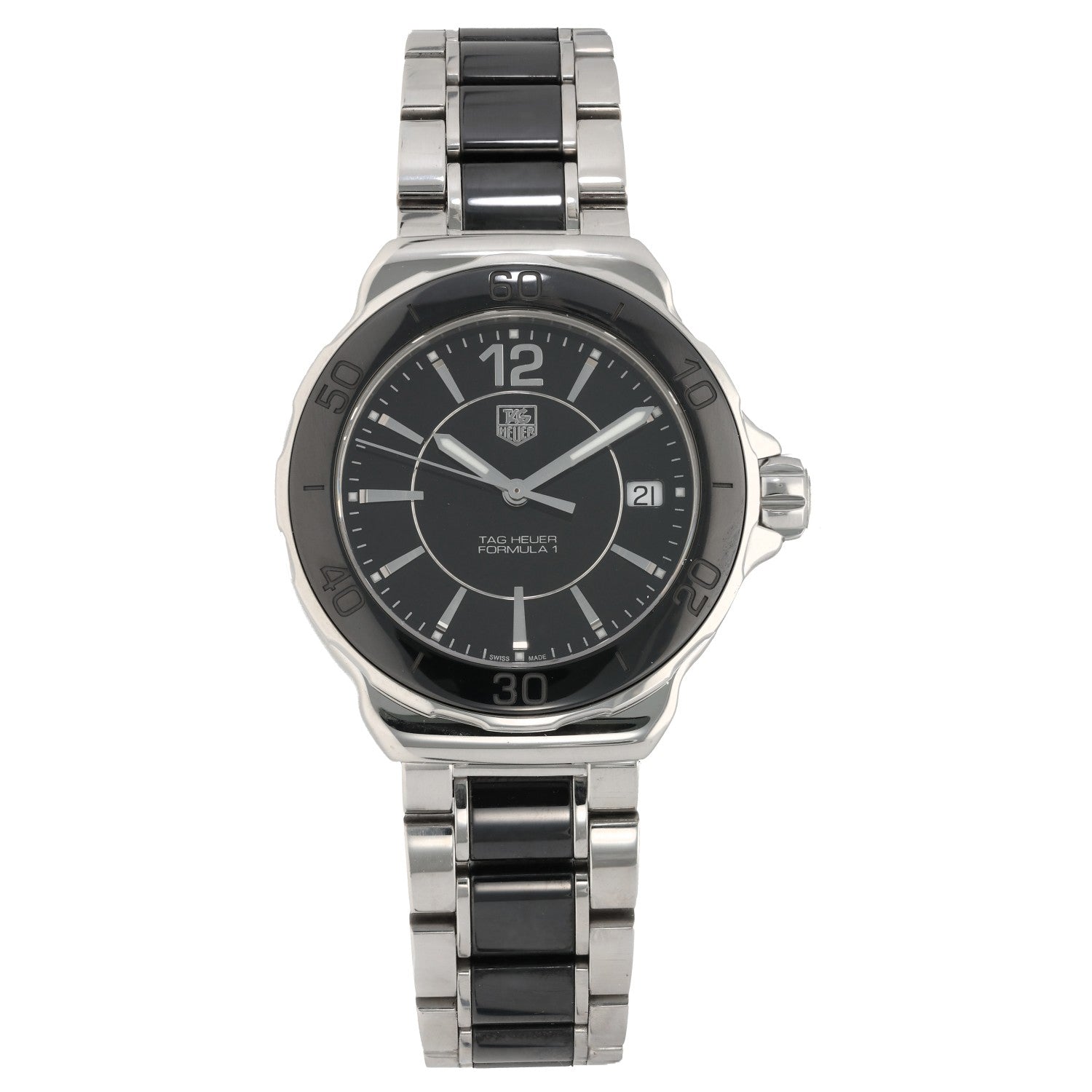 Tag Heuer Formula 1 WAH1210, stainless steel and ceramic, black dial
