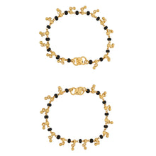 Load image into Gallery viewer, 22ct Gold Beaded Kids Bracelets Set of 2
