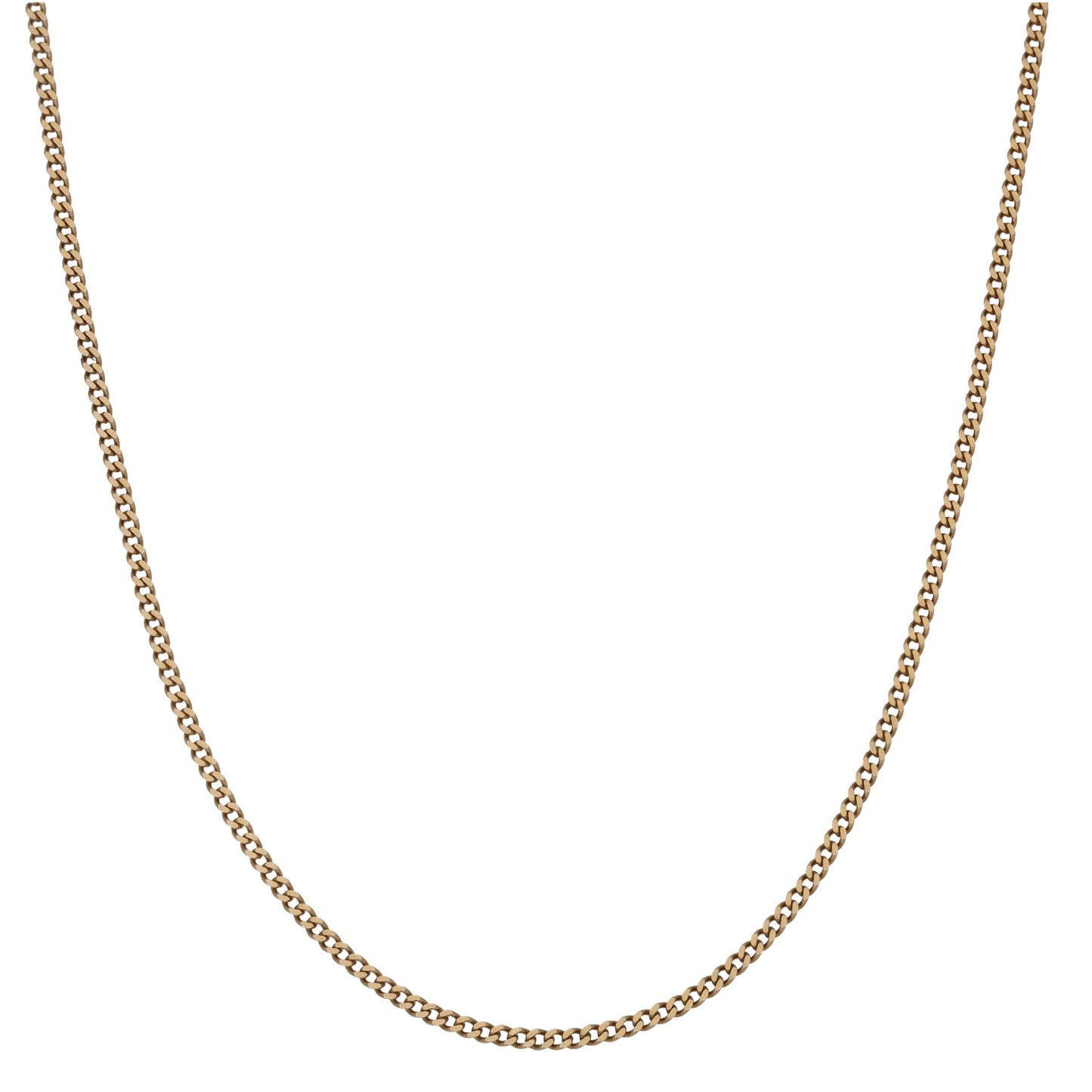 9ct Gold Curb Chain 20"