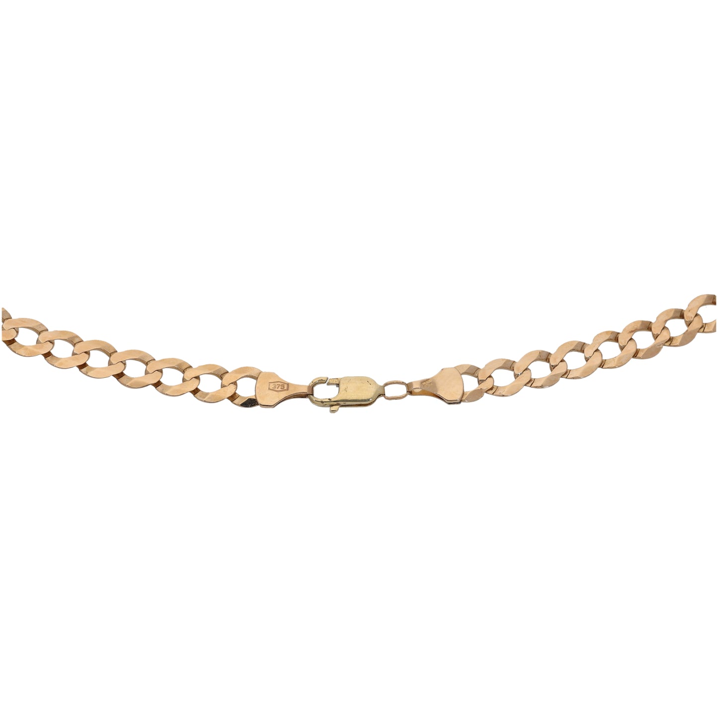 9ct Gold Curb Chain 20"