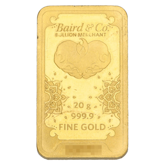 24ct 20g Gold Bar
