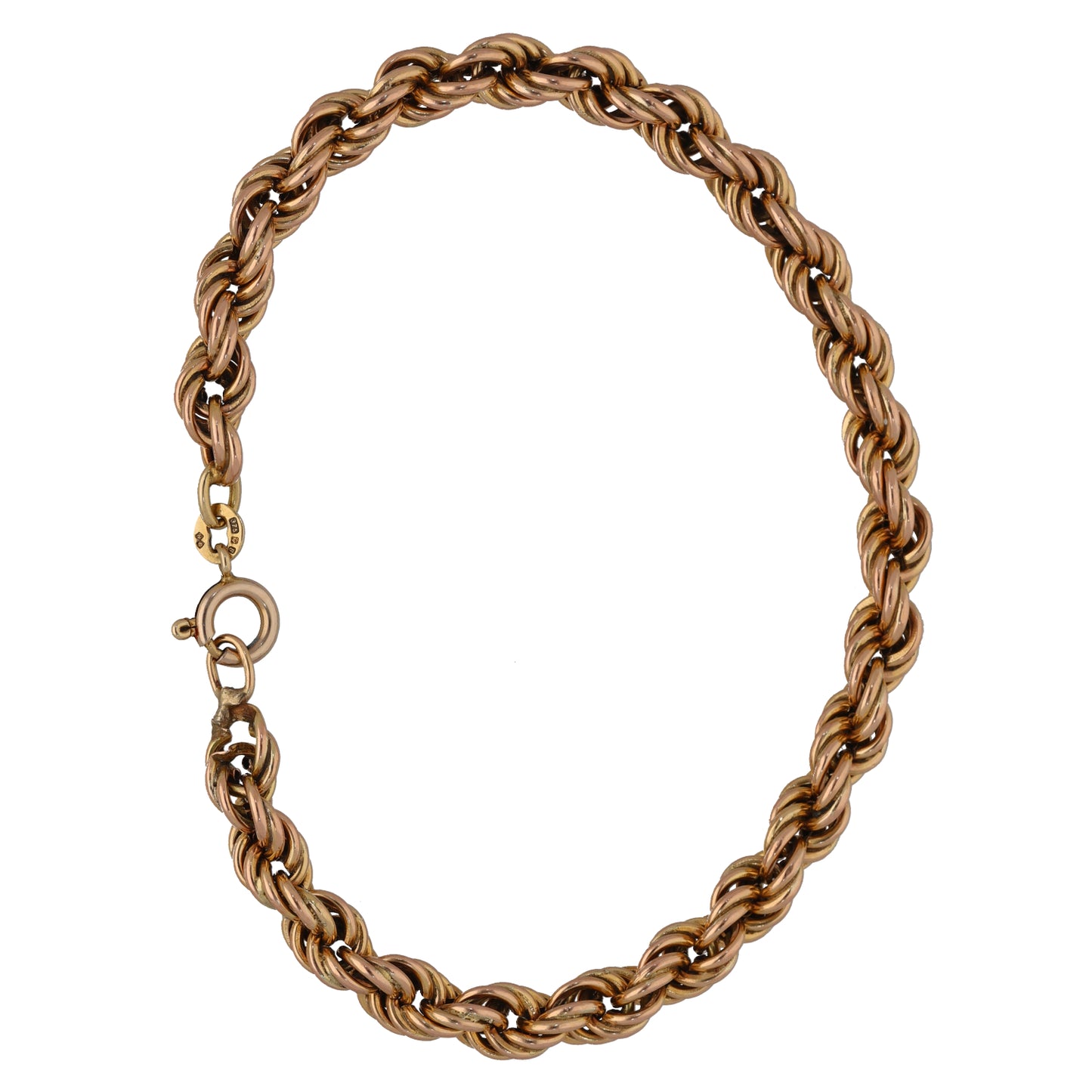9ct Gold Rope Bracelet