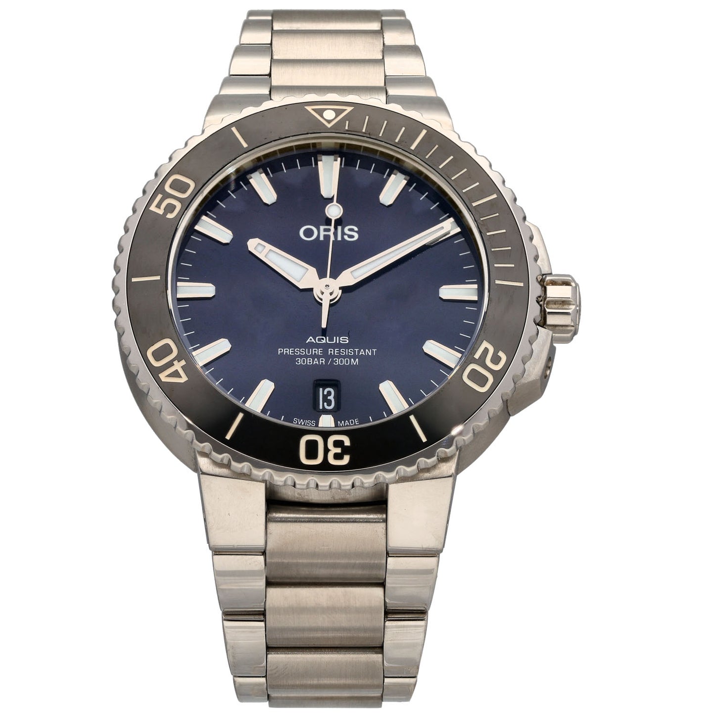Oris Aquis 7732 39.5mm Stainless Steel Watch