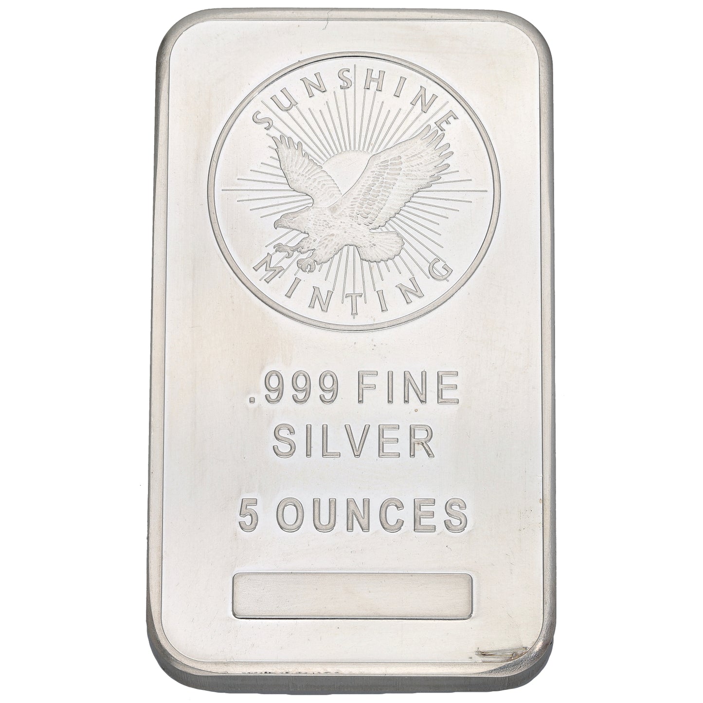 Fine Silver 5 OZ Bar