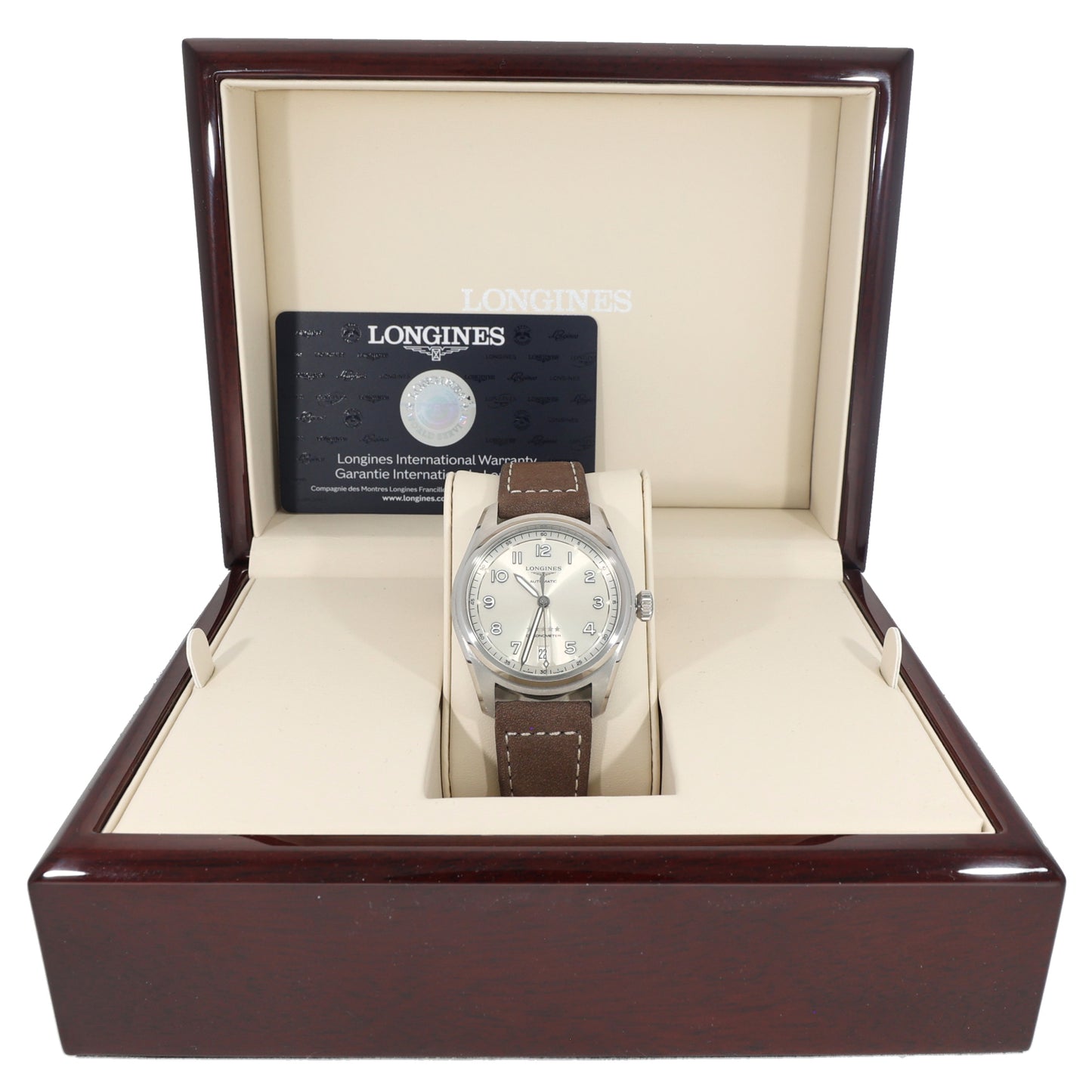 Longines Spirit L3.410.4 37mm Stainless Steel Watch