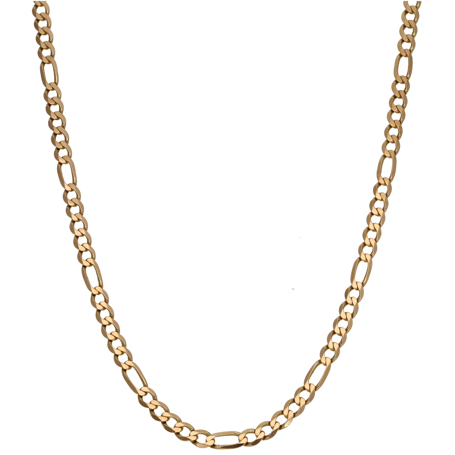 9ct Gold Figaro Chain 24"