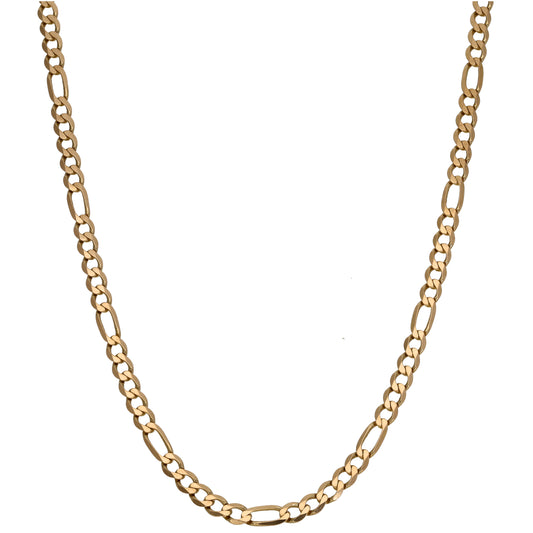 9ct Gold Figaro Chain 24"