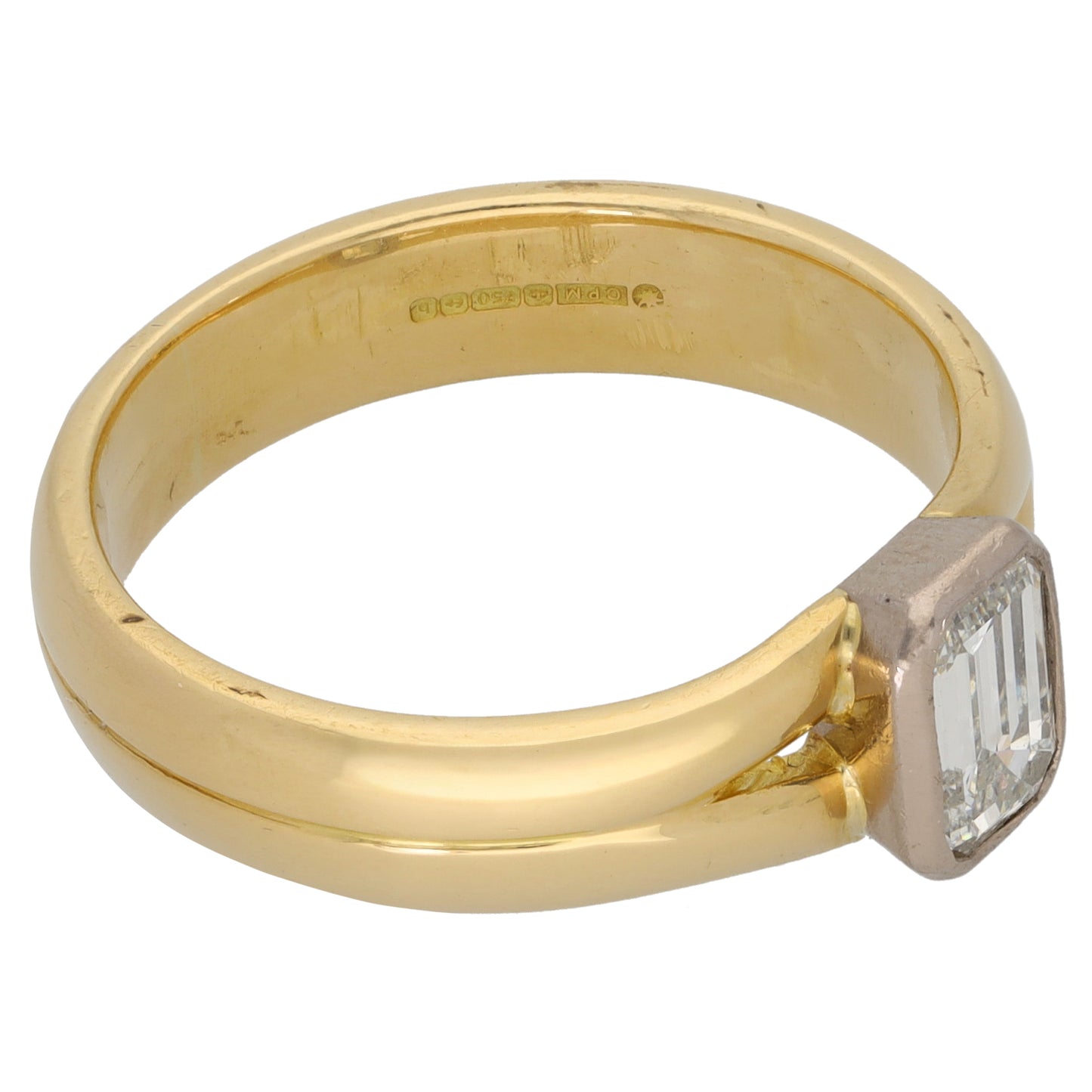 18ct Gold 1.25ct Diamond Solitaire Ring Size W