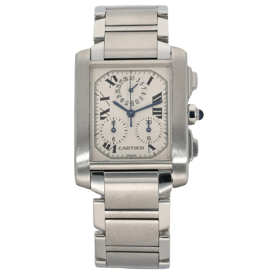 Cartier Tank Francaise W51001Q3 28mm Stainless Steel Watch