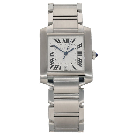 Cartier Tank Francaise W51002Q3 28mm Stainless Steel Watch