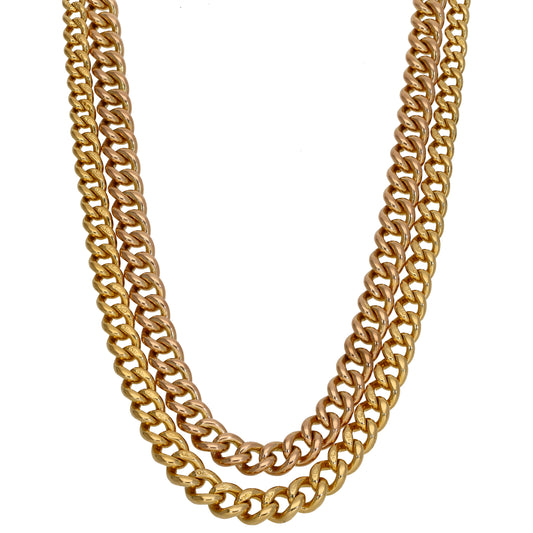 9ct Gold Fob/Watch Chain 14"
