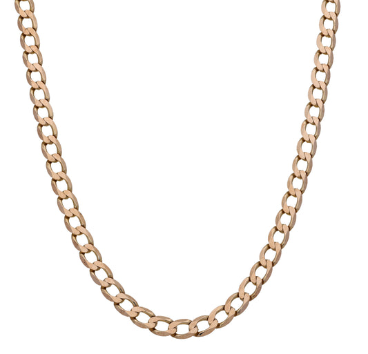 9ct Gold Curb Chain 20"