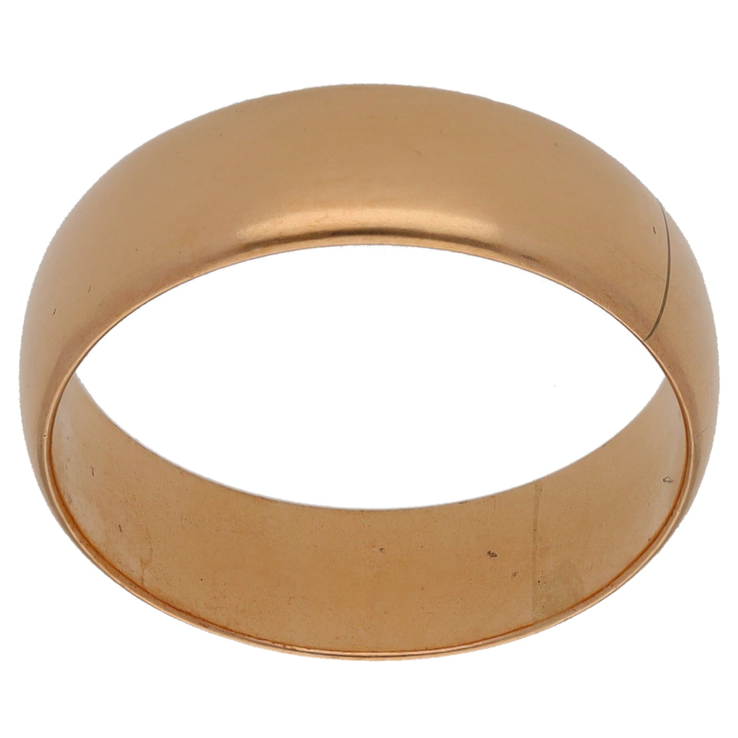 9ct Gold Plain Wedding Ring Size P