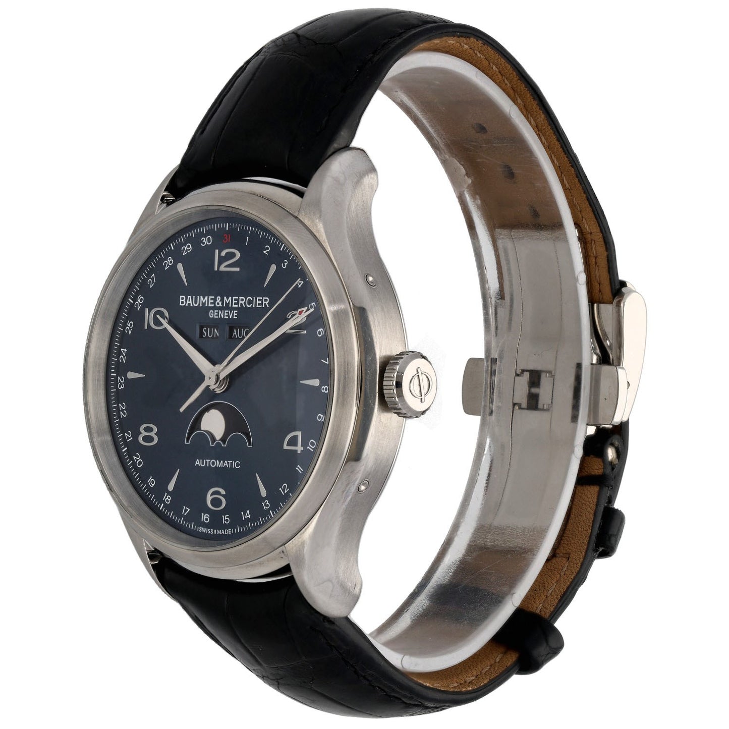 Baume Et Mercier Clifton 65718 43mm Stainless Steel Watch