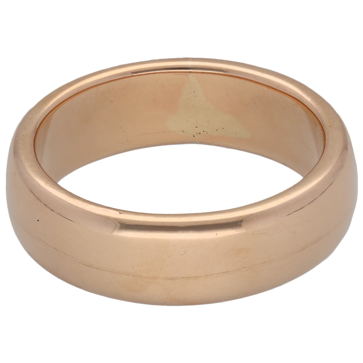9ct Gold Plain Wedding Ring Size S