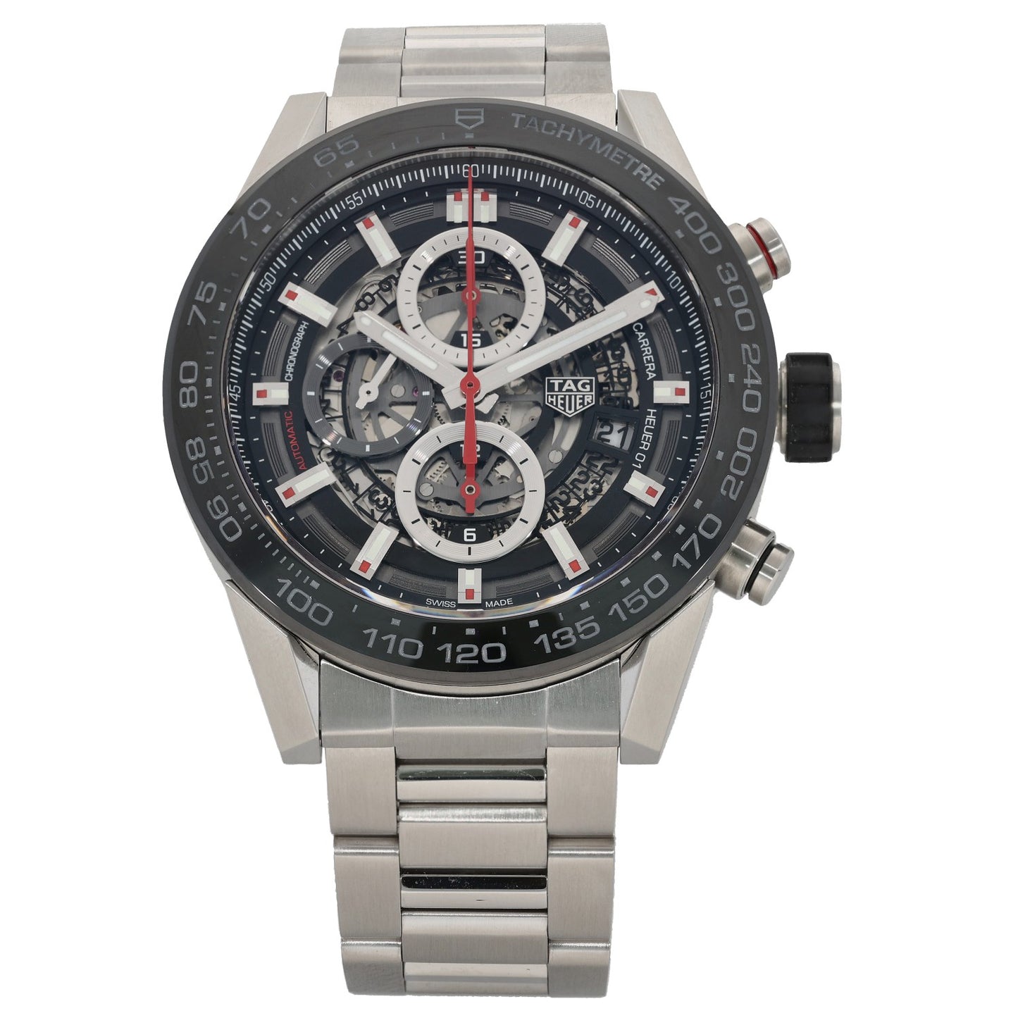 Tag Heuer Carrera CAR2A1W-0 43mm Stainless Steel Watch